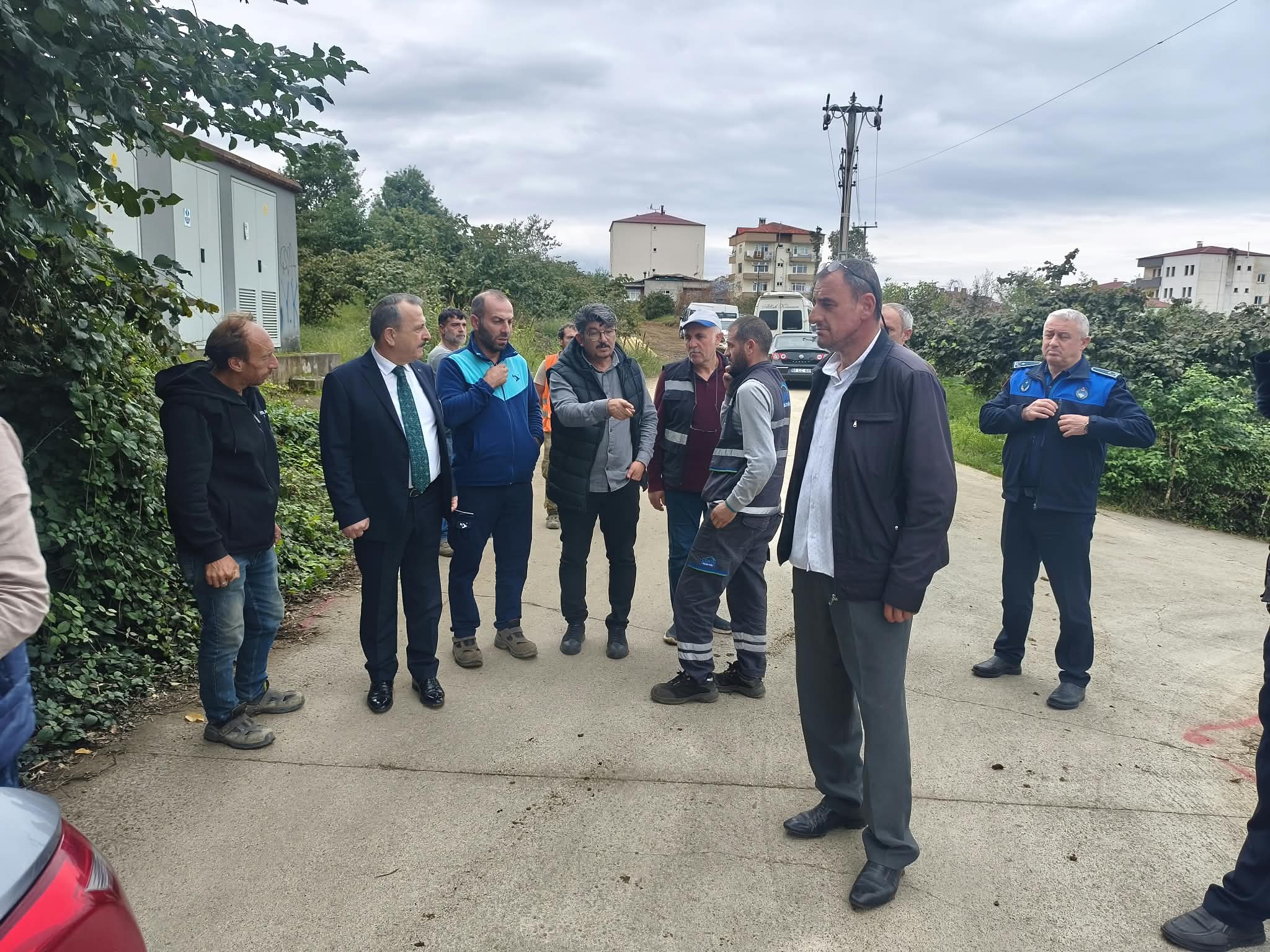 Doğal gaz çalışmaları başladı 