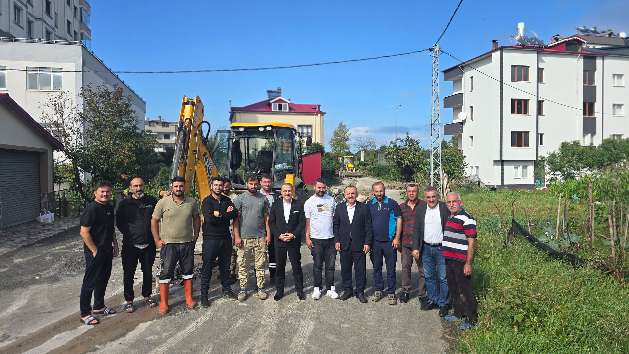 Doğal gaz çalışmaları devam ediyor 