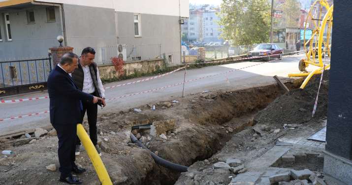 Doğal gaz çalışmaları devam ediyor