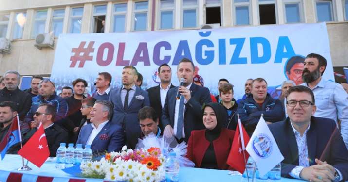 Trabzonsporumuza sevgi seli